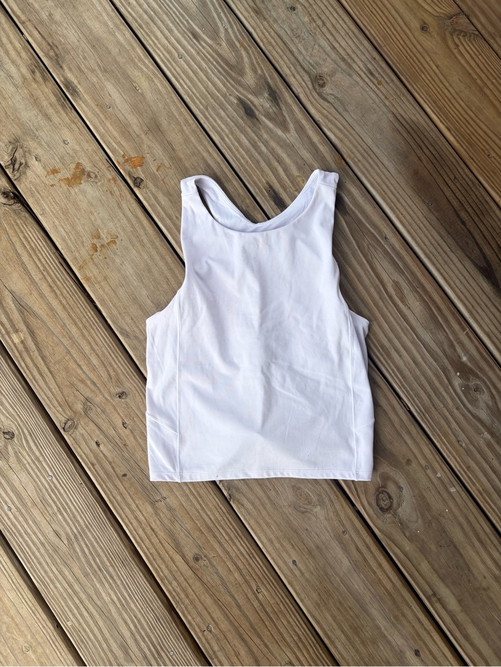 Jockey White Racerback Tank Top